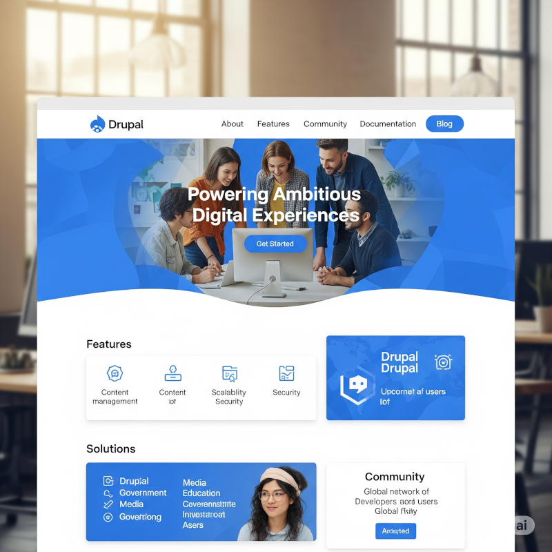 Sitios web con Drupal